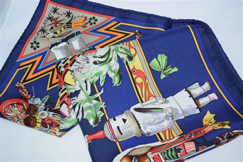 hermes kachinas scarf blue|kermit oliver kachinas scarf.